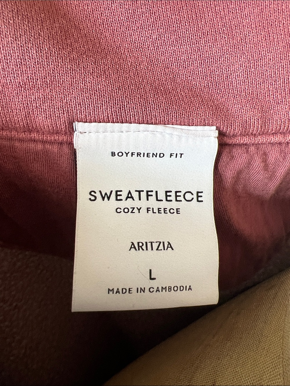Aritzia boyfriend half zip sweatshirt - Picture 2 of 10